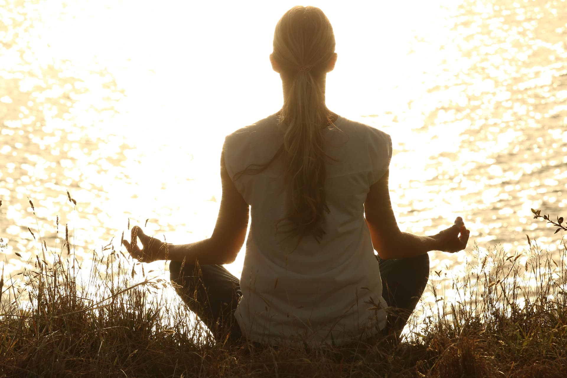 Meditation by the water at Timi Yoga, Malta